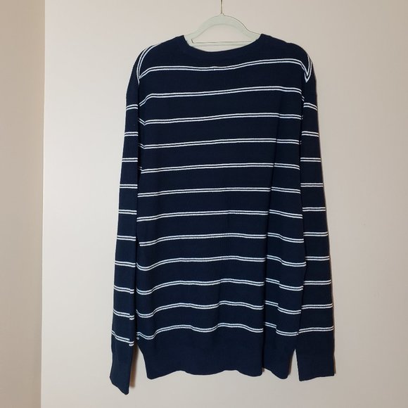 NWT Men's Nautica Navtech Striped Sweater, Sz XXL - Picture 2 of 7